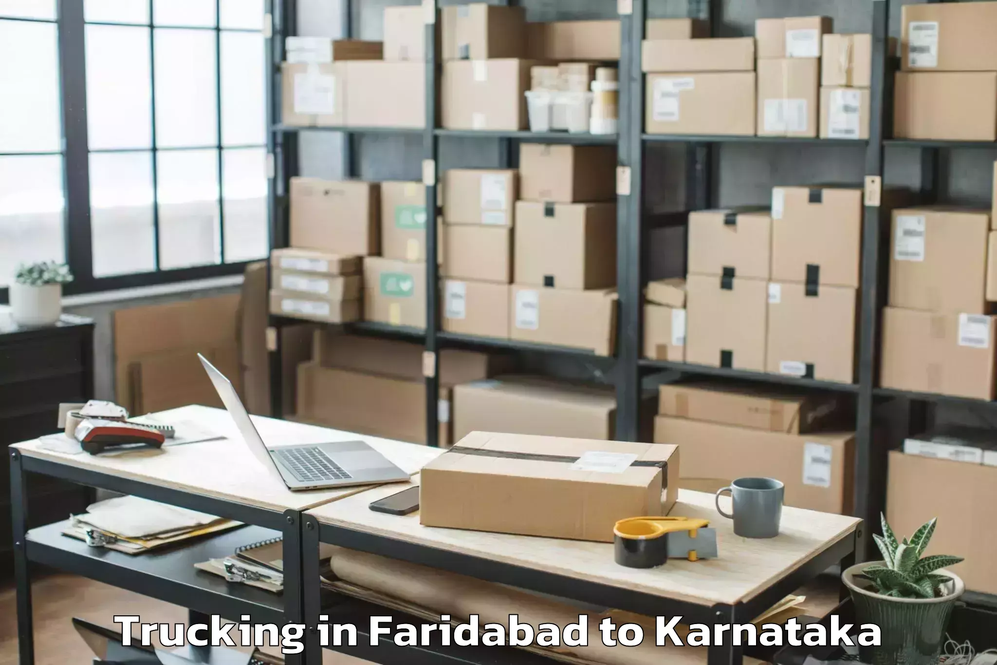 Book Faridabad to Ramanagara Trucking Online